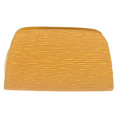 LOUIS VUITTON Epi Dauphine PM Pouch Yellow M48449 LV Auth BA14219 - 0