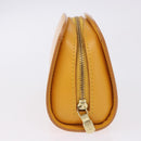 LOUIS VUITTON Epi Dauphine PM Pouch Yellow M48449 LV Auth BA14219-4