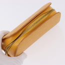 LOUIS VUITTON Epi Dauphine PM Pouch Yellow M48449 LV Auth BA14219-5