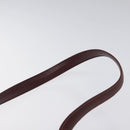 CARTIER Must Line Shoulder Bag Leather Bordeaux Gold Auth BA1422-14