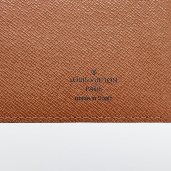 LOUIS VUITTON Monogram Porte Valeurs Cartes Credit Wallet M61823 LV Auth BA14220