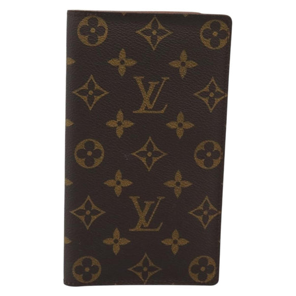 LOUIS VUITTON Monogram Porte Valeurs Cartes Credit Wallet M61823 LV Auth BA14220