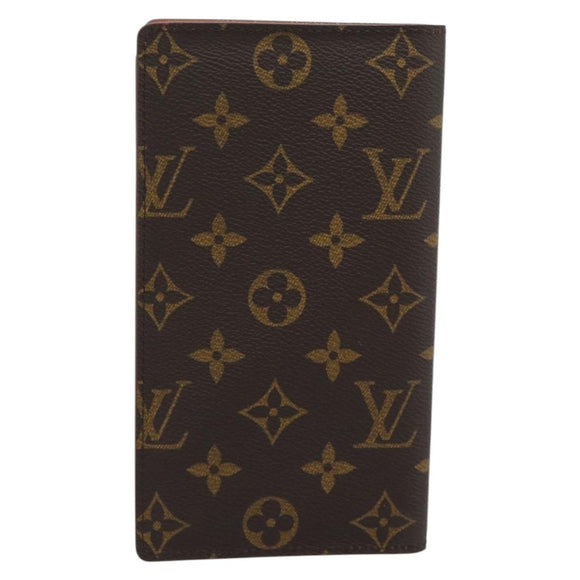 LOUIS VUITTON Monogram Porte Valeurs Cartes Credit Wallet M61823 LV Auth BA14220
