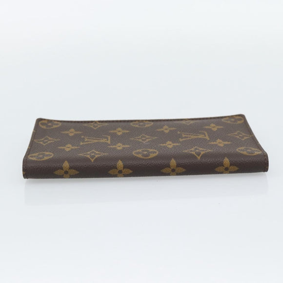 LOUIS VUITTON Monogram Porte Valeurs Cartes Credit Wallet M61823 LV Auth BA14220