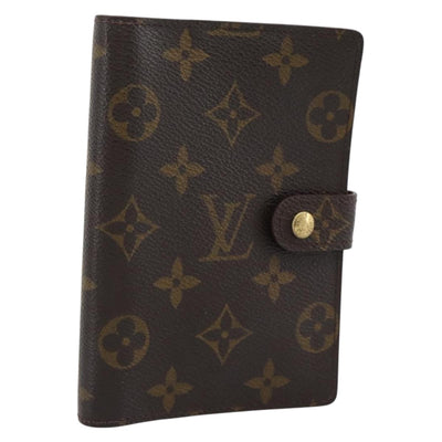 LOUIS VUITTON Monogram Agenda PM Day Planner Cover R20005 LV Auth BA14221