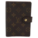 LOUIS VUITTON Monogram Agenda PM Day Planner Cover R20005 LV Auth BA14221-13