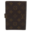 LOUIS VUITTON Monogram Agenda PM Day Planner Cover R20005 LV Auth BA14221-2
