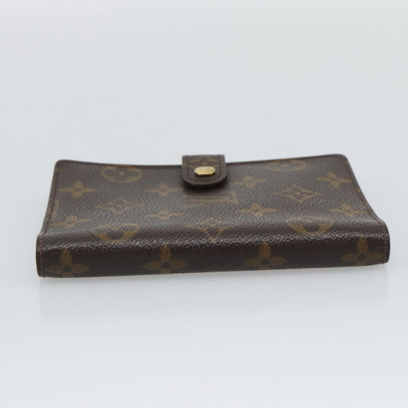 LOUIS VUITTON Monogram Agenda PM Day Planner Cover R20005 LV Auth BA14221