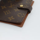 LOUIS VUITTON Monogram Agenda PM Day Planner Cover R20005 LV Auth BA14221-7
