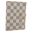 LOUIS VUITTON Damier Azur Agenda PM Day Planner Cover R20706 LV Auth BA14223-1