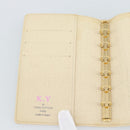 LOUIS VUITTON Damier Azur Agenda PM Day Planner Cover R20706 LV Auth BA14223-18