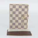 LOUIS VUITTON Damier Azur Agenda PM Day Planner Cover R20706 LV Auth BA14223-12