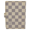 LOUIS VUITTON Damier Azur Agenda PM Day Planner Cover R20706 LV Auth BA14223-2