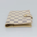 LOUIS VUITTON Damier Azur Agenda PM Day Planner Cover R20706 LV Auth BA14223-6