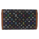 LOUIS VUITTON Monogram Multicolor Porte Tresor International M92658 Auth BA14226-2