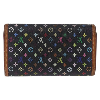 LOUIS VUITTON Monogram Multicolor Porte Tresor International M92658 Auth BA14226 - 0