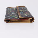 LOUIS VUITTON Monogram Multicolor Porte Tresor International M92658 Auth BA14226-3