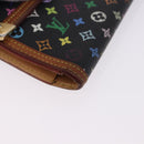 LOUIS VUITTON Monogram Multicolor Porte Tresor International M92658 Auth BA14226-7
