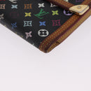 LOUIS VUITTON Monogram Multicolor Porte Tresor International M92658 Auth BA14226-14