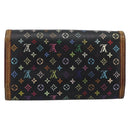 LOUIS VUITTON Monogram Multicolor Porte Tresor International M92658 Auth BA14227-2