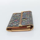 LOUIS VUITTON Monogram Multicolor Porte Tresor International M92658 Auth BA14227-4