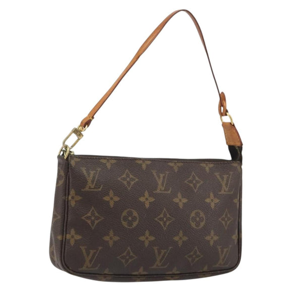 LOUIS VUITTON Monogram Pochette Accessoires Pouch M51980 LV Auth BA14229