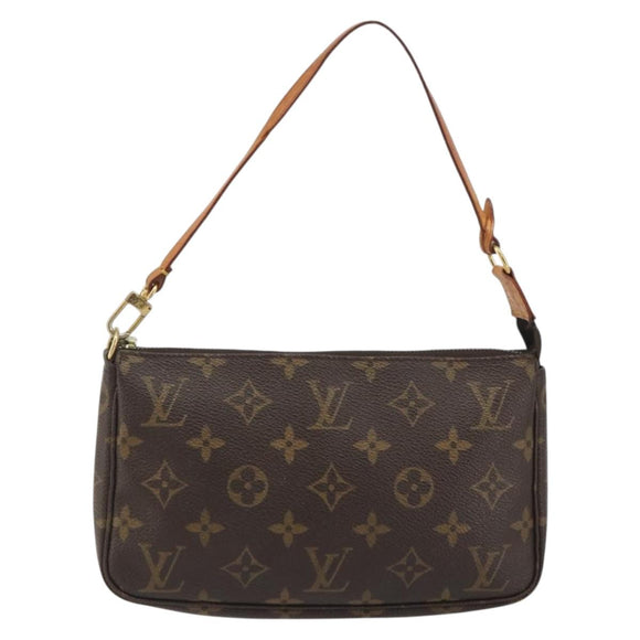 LOUIS VUITTON Monogram Pochette Accessoires Pouch M51980 LV Auth BA14229