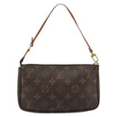 LOUIS VUITTON Monogram Pochette Accessoires Pouch M51980 LV Auth BA14229-2