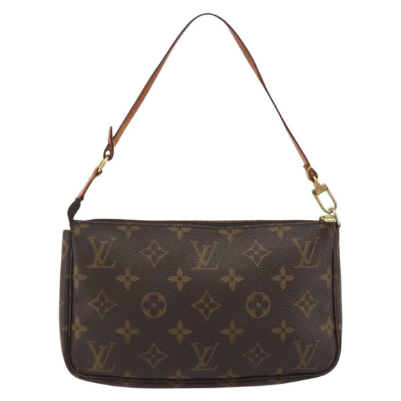 LOUIS VUITTON Monogram Pochette Accessoires Pouch M51980 LV Auth BA14229