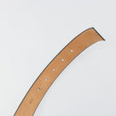 LOUIS VUITTON Ceinture LV Stamp Belt Leather Black M6896 LV Auth BA14230A-10