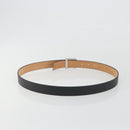 LOUIS VUITTON Ceinture LV Stamp Belt Leather Black M6896 LV Auth BA14230A-2