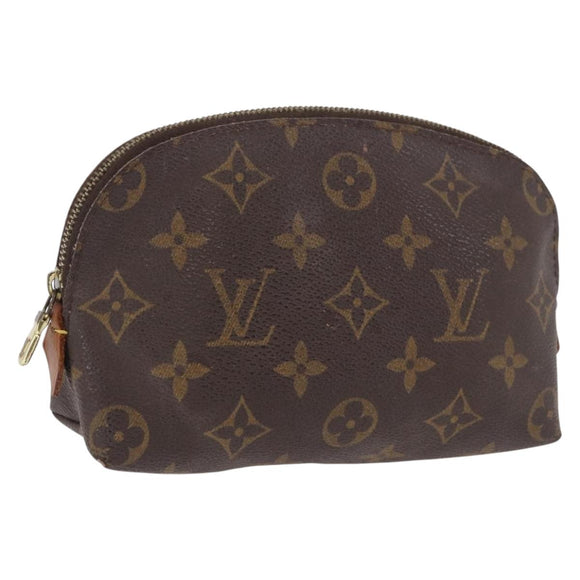LOUIS VUITTON Monogram Pochette Cosmetic PM Cosmetic Pouch M47515 Auth BA14231