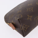 LOUIS VUITTON Monogram Pochette Cosmetic PM Cosmetic Pouch M47515 Auth BA14231-15