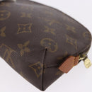 LOUIS VUITTON Monogram Pochette Cosmetic PM Cosmetic Pouch M47515 Auth BA14231-16