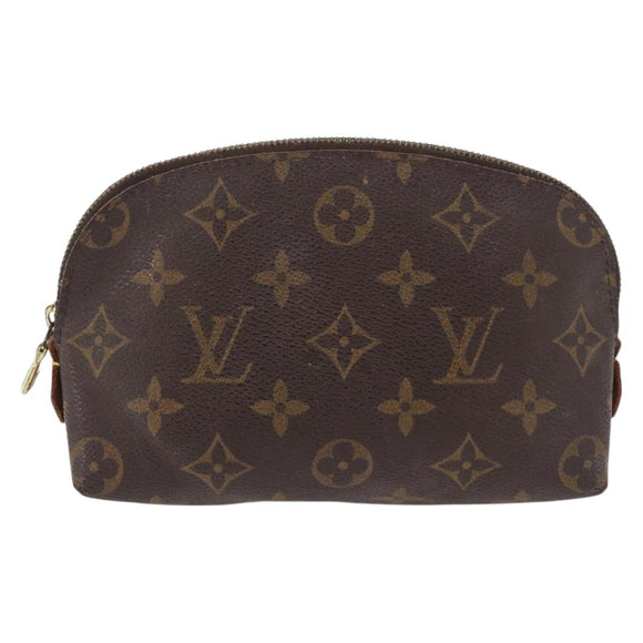 LOUIS VUITTON Monogram Pochette Cosmetic PM Cosmetic Pouch M47515 Auth BA14231