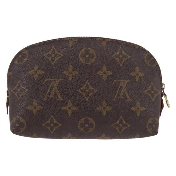 LOUIS VUITTON Monogram Pochette Cosmetic PM Cosmetic Pouch M47515 Auth BA14231