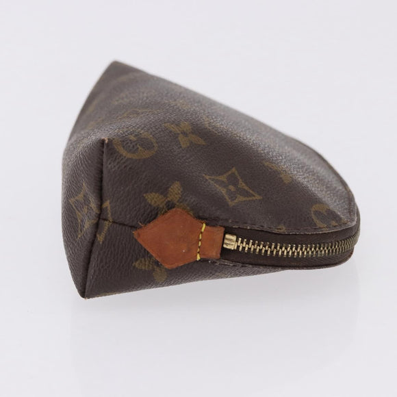 LOUIS VUITTON Monogram Pochette Cosmetic PM Cosmetic Pouch M47515 Auth BA14231