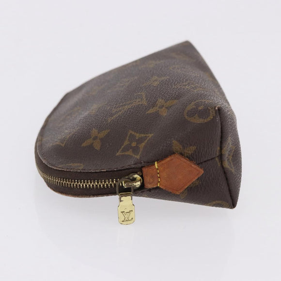 LOUIS VUITTON Monogram Pochette Cosmetic PM Cosmetic Pouch M47515 Auth BA14231