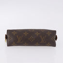 LOUIS VUITTON Monogram Pochette Cosmetic PM Cosmetic Pouch M47515 Auth BA14231-6