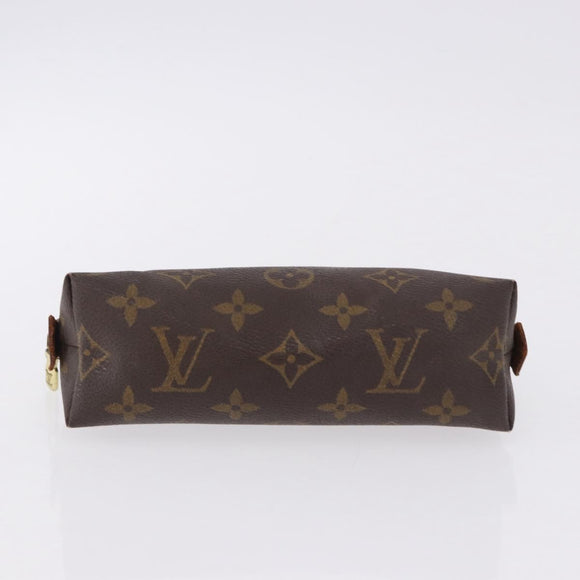 LOUIS VUITTON Monogram Pochette Cosmetic PM Cosmetic Pouch M47515 Auth BA14231