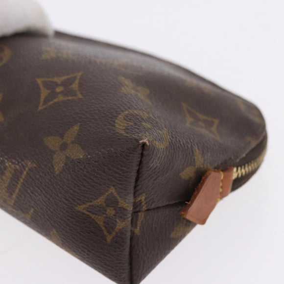 LOUIS VUITTON Monogram Pochette Cosmetic PM Cosmetic Pouch M47515 Auth BA14231