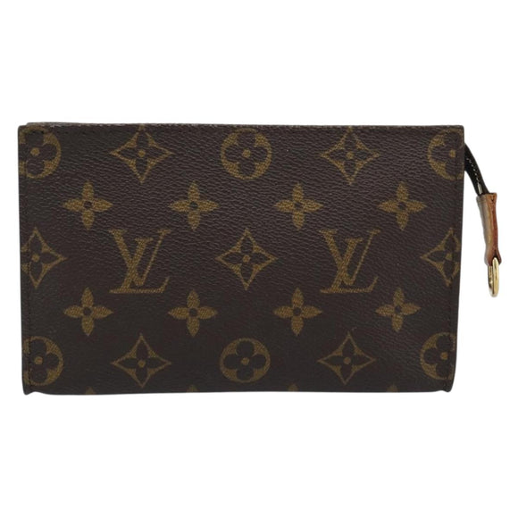 LOUIS VUITTON Monogram Bucket PM Pouch Accessory Pouch LV Auth BA14232