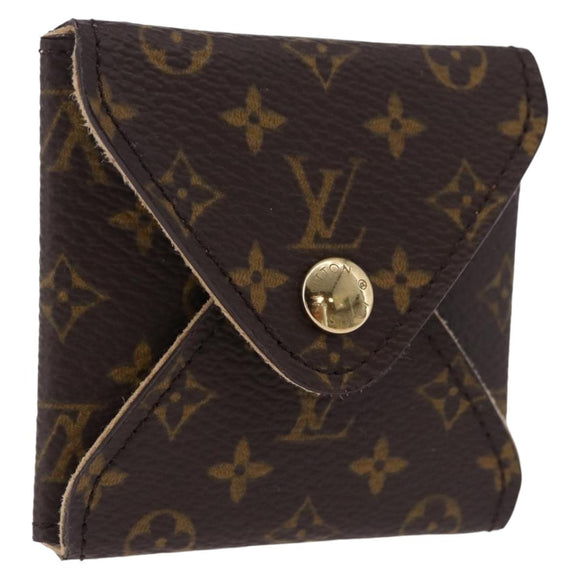 LOUIS VUITTON Monogram Accessory Case LV Auth BA14233