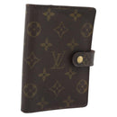 LOUIS VUITTON Monogram Agenda PM Day Planner Cover R20005 LV Auth BA14234-1