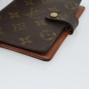 LOUIS VUITTON Monogram Agenda PM Day Planner Cover R20005 LV Auth BA14234-7