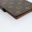 LOUIS VUITTON Monogram Agenda PM Day Planner Cover R20005 LV Auth BA14235-16