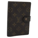 LOUIS VUITTON Monogram Agenda PM Day Planner Cover R20005 LV Auth BA14235-1
