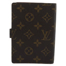 LOUIS VUITTON Monogram Agenda PM Day Planner Cover R20005 LV Auth BA14235-2