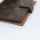 LOUIS VUITTON Monogram Agenda PM Day Planner Cover R20005 LV Auth BA14235-7