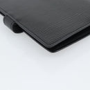 LOUIS VUITTON Epi Agenda PM Day Planner Cover Black R20052 LV Auth BA14236-16